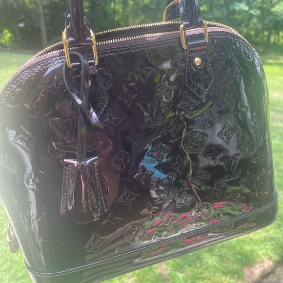 Louis Vuitton Patent Leather Alma PM Bag - Picture 9 of 10